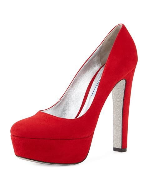 prada women pump|prada high heel pumps.